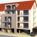 2018-2020 : Wohnhausneubau SRM GbR mit 8 Wohneinheiten in der Rathaustraße 4 in 97900 Külsheim 1
